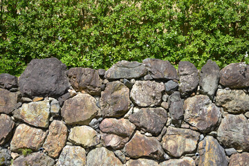 石垣と垣根