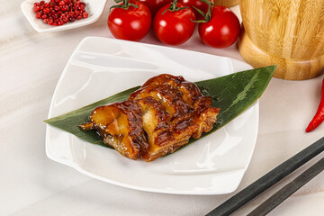 Grilled eel with unagi sauce