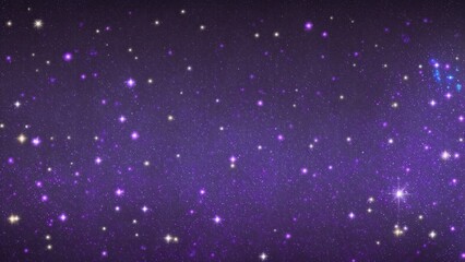 Glittering Black, Blue and Purple gradient background with hologram effect and magic lights. fantasy backdrop with fairy sparkles, gold stars, and festive blurs
