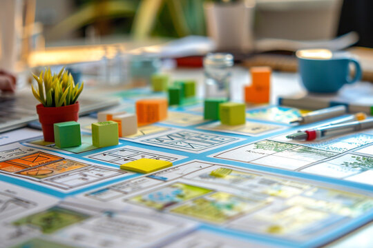 Detailed view of a business sustainability model canvas outlining key activities resources and value propositions for green initiatives 