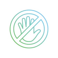 Forbidden vector icon