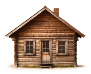 cabin isolated on transparent background