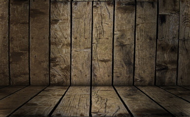 nature good perspective old wooden floor and wall texture