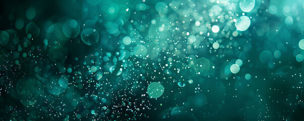 Deep Sea Green Sparkle, Mysterious and Deep Background for Oceanic and Nautical Themes