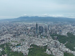 View of Taipei city.