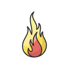 Fire vector icon