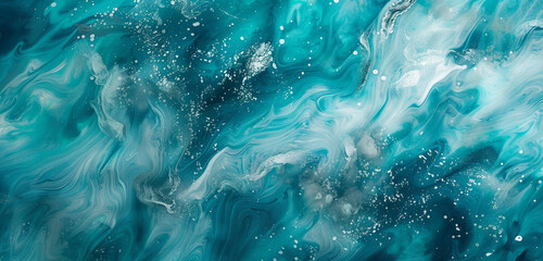lively sprinkle of sky blue and teal, ideal for an elegant abstract background