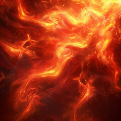 Fototapeta premium Intense Passion: Fiery Intense Abstract Wallpaper Style featuring Red Hues