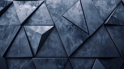 Abstract triangle pattern wallpaper background. Modern design emphasizes geometric shapes.
