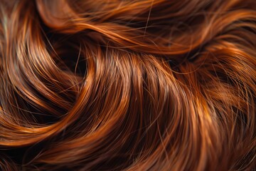 Naklejka premium A close up of a red hair.