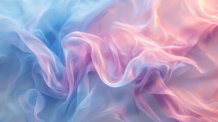 Obraz premium serene blend of soft pink and cerulean, ideal for an elegant abstract background