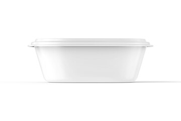  Food Container Box Mockup On a White Background