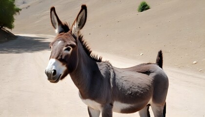 A Donkey With Its Tail Held High A Sign Of Confid  2