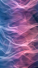 Seamless weaving with smoke in a gradient background