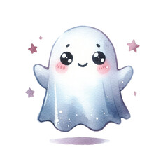Obraz premium Cute Ghost PNG Clipart