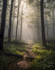 Obraz premium Mistery forest