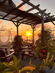 Sunset Malaysia flag