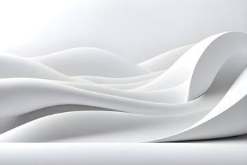 glowing curve or waves white abstract background, backgrounds, white backgrounds, grey backgrounds