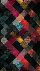 Seamless weaving with subtle effects in a abstract pattern
