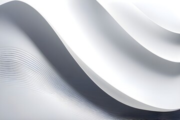 glowing curve or waves white abstract background, backgrounds, white backgrounds, grey backgrounds, abstract backgrounds