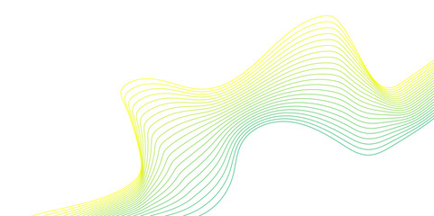 Colorful wave of streaming particles on a white background.Abstract colorful wave lines flowing isolated on white background for vector design elements in concept of sound, music, technology, science.