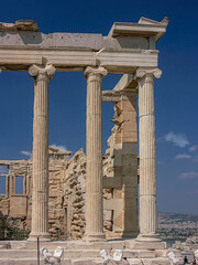Erechteion at the Acropolis, Athens, Greece