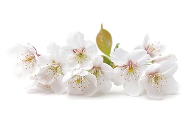 Prunus campanulata, cherry blossom flower, beauty in Nature. Spring cherry blossoms on white background. Prunus campanulata, Taiwan cherry, Formosan cherry, bellflower cherry. .
