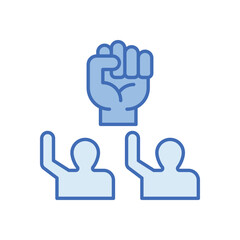 Rebellion vector icon