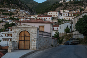 Town of Dhermi on the Albanian Riviera