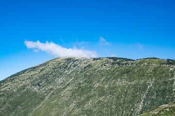 The beautiful mountain landscape of Dhermi in Albania - 805101242