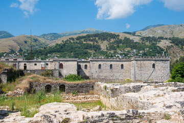 The jail at Gjirokaster castle in Albania - 805101654