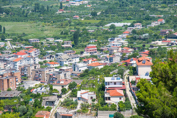 View over the city of Berat in Albania - 805101827