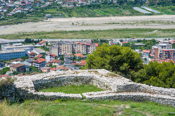 View over the city of Berat in Albania - 805101844
