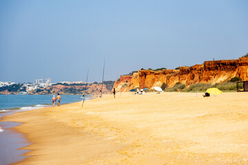 andscape at Praia da falesia. Albufeira . Algarve. Portugal.