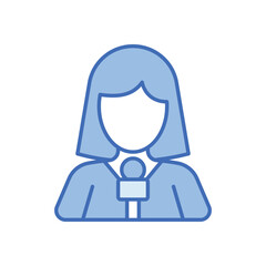 Reporter vector icon