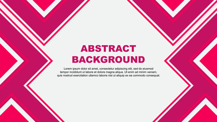 Abstract Background Design Template. Abstract Banner Wallpaper Vector Illustration. Pink Vector