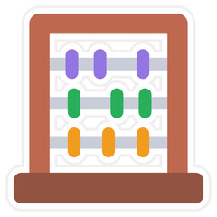 Obraz premium Abacus Icon