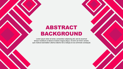 Abstract Background Design Template. Abstract Banner Wallpaper Vector Illustration. Pink