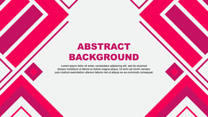 Abstract Background Design Template. Abstract Banner Wallpaper Vector Illustration. Pink Flag