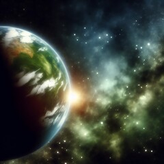 Obraz premium earth, plant, life, water, AI generated