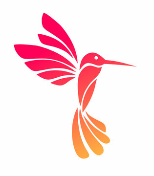 recommend clip art: illustration vector graphics of tribal art design hummingbird tattoo on a white background