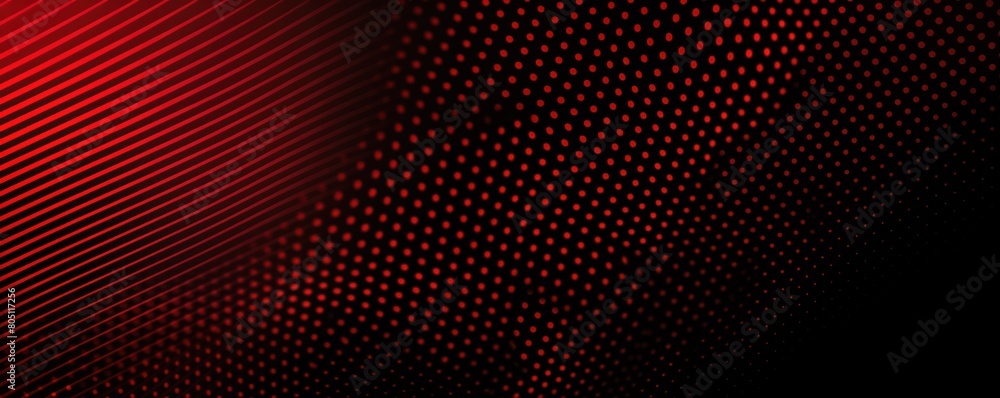 Poster abstract red and black light pattern with gradient, floor and wall metal texture, soft tech diagonal