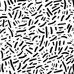 Vector pattern design of an abstract seamless minimalist shapes for screen printing.