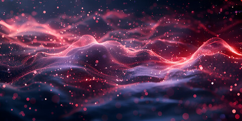 "Ethereal Waves: Exploring Abstract Wavy Technology"

