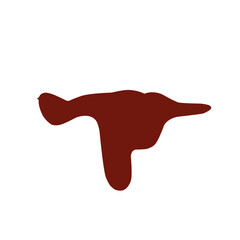 Dripping blood Vector illustration