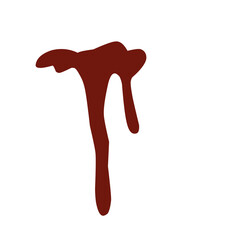 Dripping blood Vector illustration