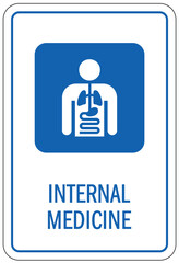 Internal medicine sign