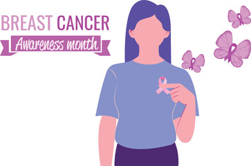 The girl points to the ribbon on her chest.