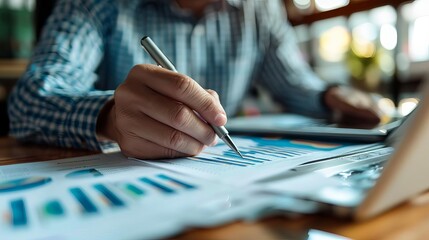 Auditor examining an organization s financial records for accuracy and compliance, a task demanding thorough knowledge of accounting standards and practices