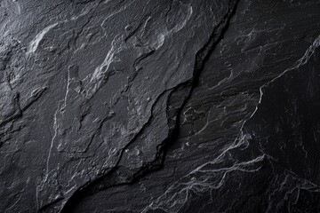 Dark Slate Background Texture with Copy Space